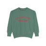 Customizable Unisex Garment-Dyed Sweatshirt, Personalized Gift, Cozy Streetwear, Casual Outfit, Unique Design Sweatshirt