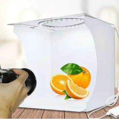 2 LED panels mini folding portable studio - Lootquake