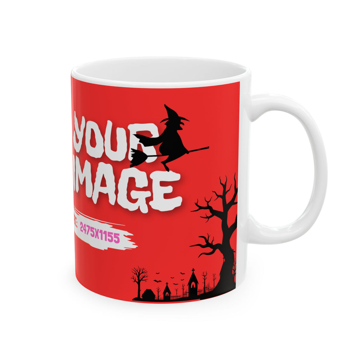 [UPLOAD YOUR DESIGN] Spooky Halloween Ceramic Mug