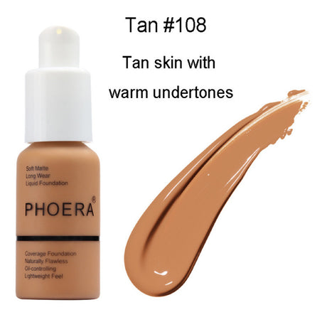 Explosive Press Type Oil Control Natural Color Matte Concealer Foundation Cream - Lootquake