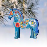 Danish Horse Decorative Wooden Ornaments by G. Debrekht - Love Family Decor - 8688311