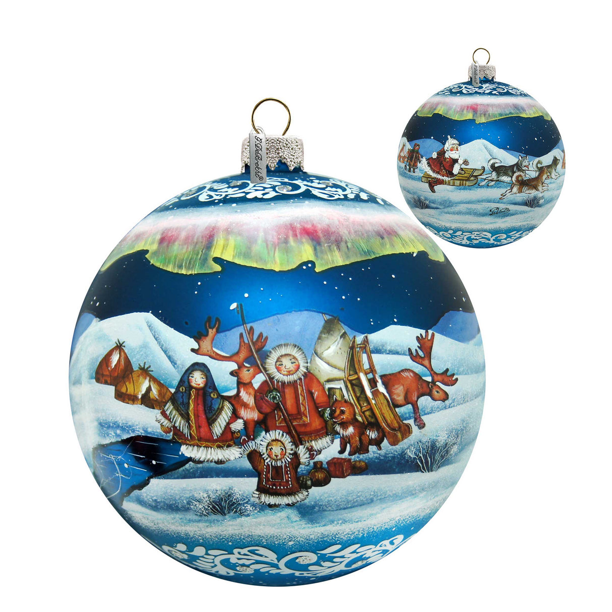 Northern Light Ball Glass Ornament Limited Edition by G. DeBrekht - Christmas Decor - 73856