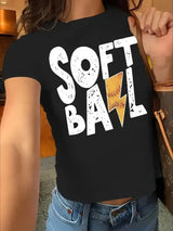 Women's Printed Short-sleeved T-shirt - Lootquake