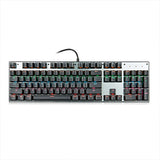 87-Key Mechanical Keyboard with Green Switches - Desktop Non-Punch Design