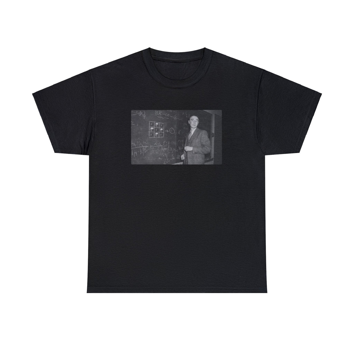 Oppenheimer x Minecraft Tee – Funny Crossover Meme T-Shirt for Gamers & Movie Fans