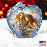 Adorno de cristal "Amistad de jardín", edición limitada, de Strelkina, G. DeBrekht - Decoración navideña - 738-091-ST