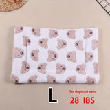 Manta rectangular para mascotas, resistente a la suciedad y para todas las estaciones - Cómoda cama con estampado de pata de perro y corazón (1 unidad)