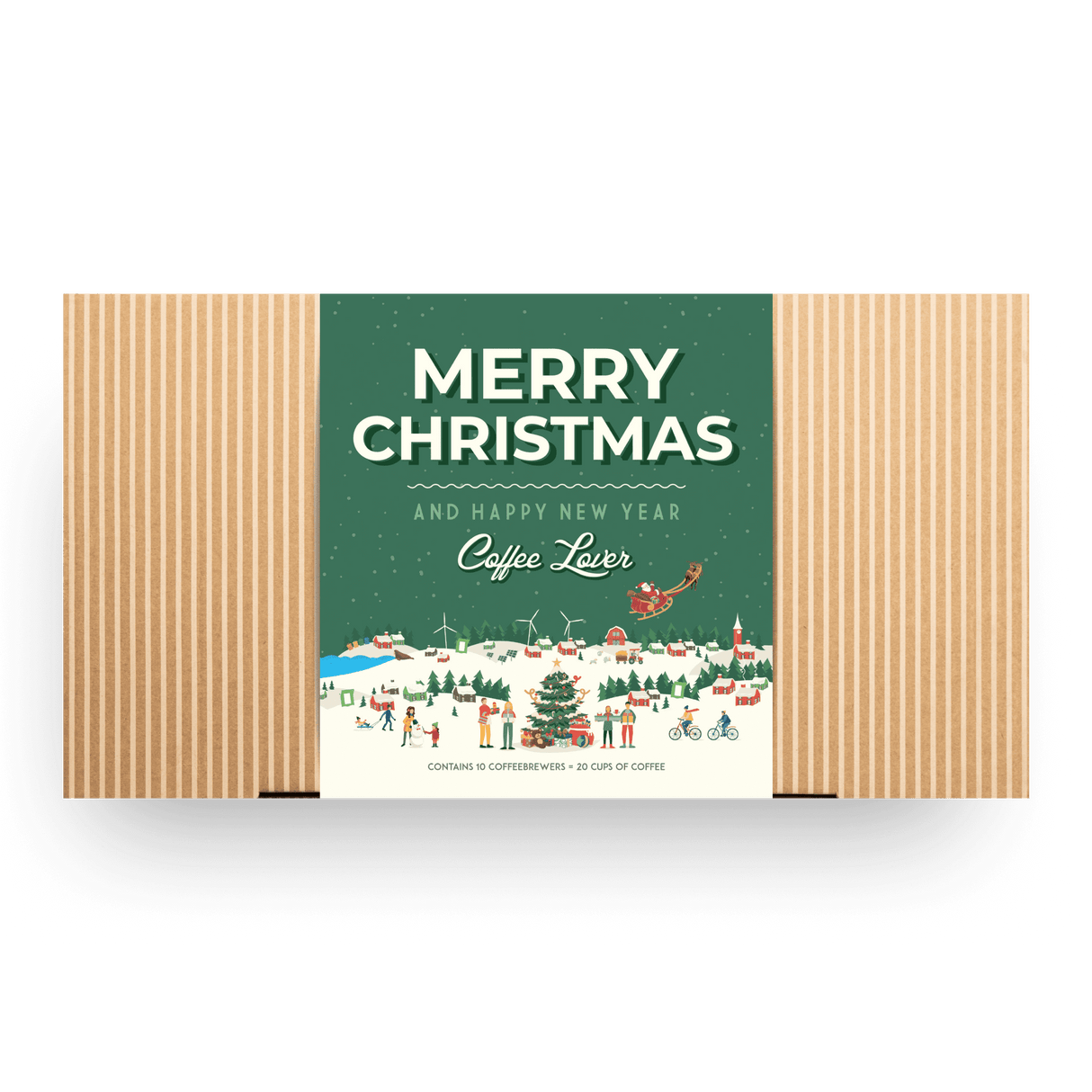 MERRY CHRISTMAS SNOW COFFEE GIFT BOX