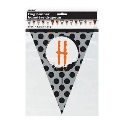 14ft Happy Halloween Pennant Banner