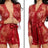 Sexy lingerie bathrobe strappy nightdress set - Lootquake