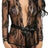 Sexy lingerie bathrobe strappy nightdress set - Lootquake