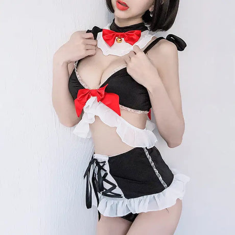 Sexy lingerie cute maid suit - Lootquake