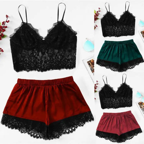 Sexy lingerie sexy women's split lace lingerie sexy suit - Lootquake