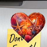 Ocean Treasures Decorative Wooden Magnets Set of 6 by G. Debrekht - Coastal Decor - 8090063G-S6