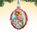 Blessing Child Angel Mercury Glass Ornament by G. DeBrekht - Nativity Holiday Decor - 772019
