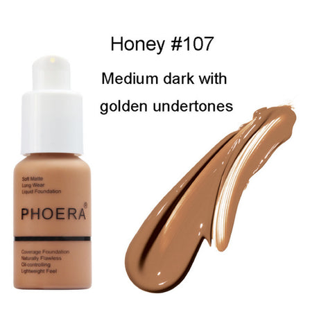 Explosive Press Type Oil Control Natural Color Matte Concealer Foundation Cream - Lootquake