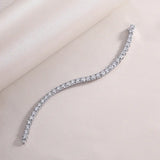 Gravitation Luxury Fashion Mossan Diamond S925 Silver Bracelet - Lootquake