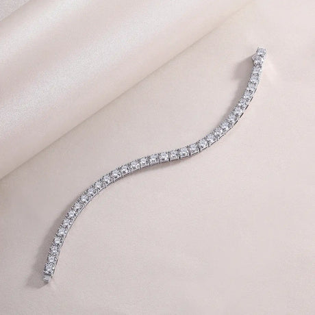 Gravitation Luxury Fashion Mossan Diamond S925 Silver Bracelet - Lootquake