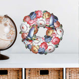Birdy Floral Holiday Door Wreath by G. DeBrekht - Easter Spring Decor - 8185312H