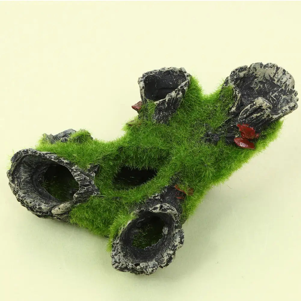 Fish Tank Decoration Imitation Moss Tree Root Shrimp Pot Shrimp Nest Spawning Tree Branches - Lootquake