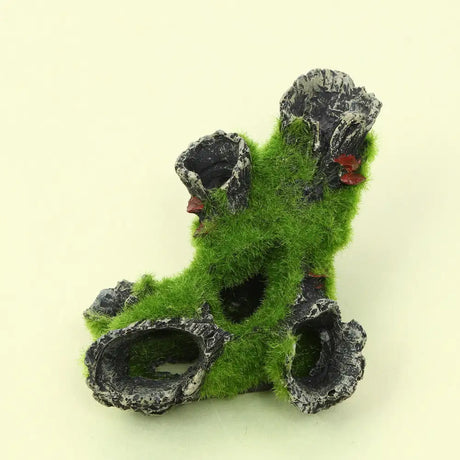 Fish Tank Decoration Imitation Moss Tree Root Shrimp Pot Shrimp Nest Spawning Tree Branches - Lootquake