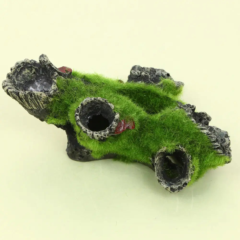Fish Tank Decoration Imitation Moss Tree Root Shrimp Pot Shrimp Nest Spawning Tree Branches - Lootquake