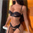 Feminine Lace Hollow Sexy Lingerie Set - Lootquake