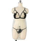 Sexy Suspender Skirt Embroidered Sexy Lingerie - Lootquake