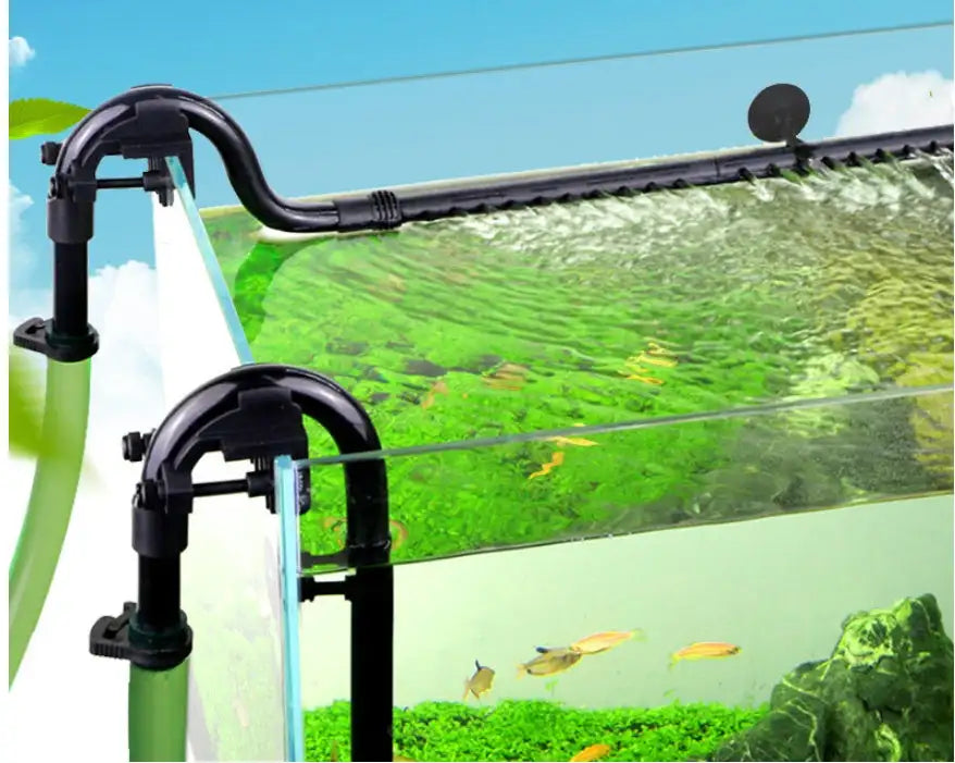 Fish Tank Filter Barrel Water Inlet And Outlet Accessories Rain Shower Pipe - Lootquake