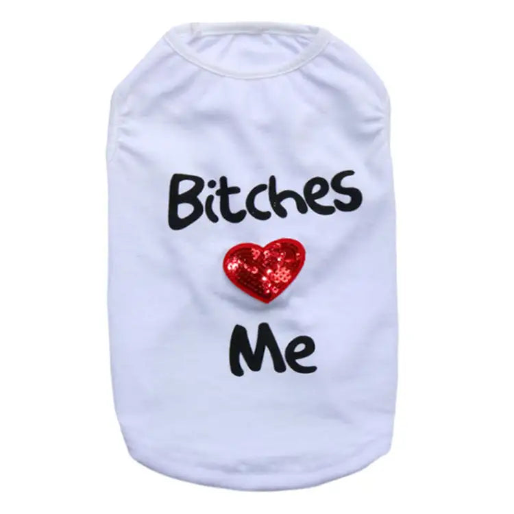 Pet Supplies Dog Clothing Pretty Girls Love My Pet Vest - Lootquake