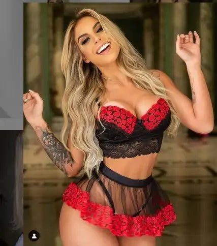 Sexy New Lace Tights Love Lingerie - Lootquake