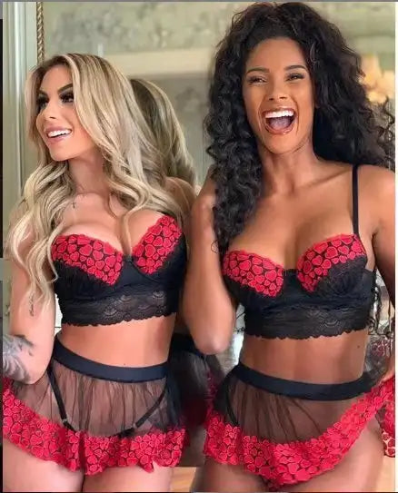 Sexy New Lace Tights Love Lingerie - Lootquake