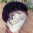 New style African small curly hair wig female short hair black fluffy explode chemical fiber hair explode wig headgear - Lootquake