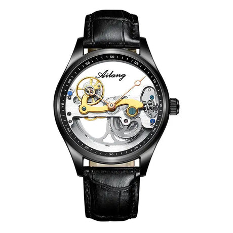 Automatic Mechanical Watch Creative Hollow Male Watch Generation Silicone Band Watch - Lootquake