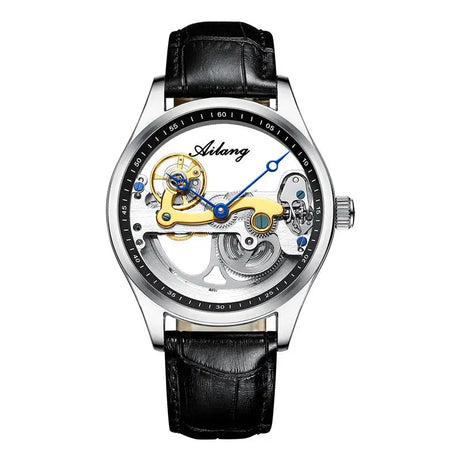 Automatic Mechanical Watch Creative Hollow Male Watch Generation Silicone Band Watch - Lootquake