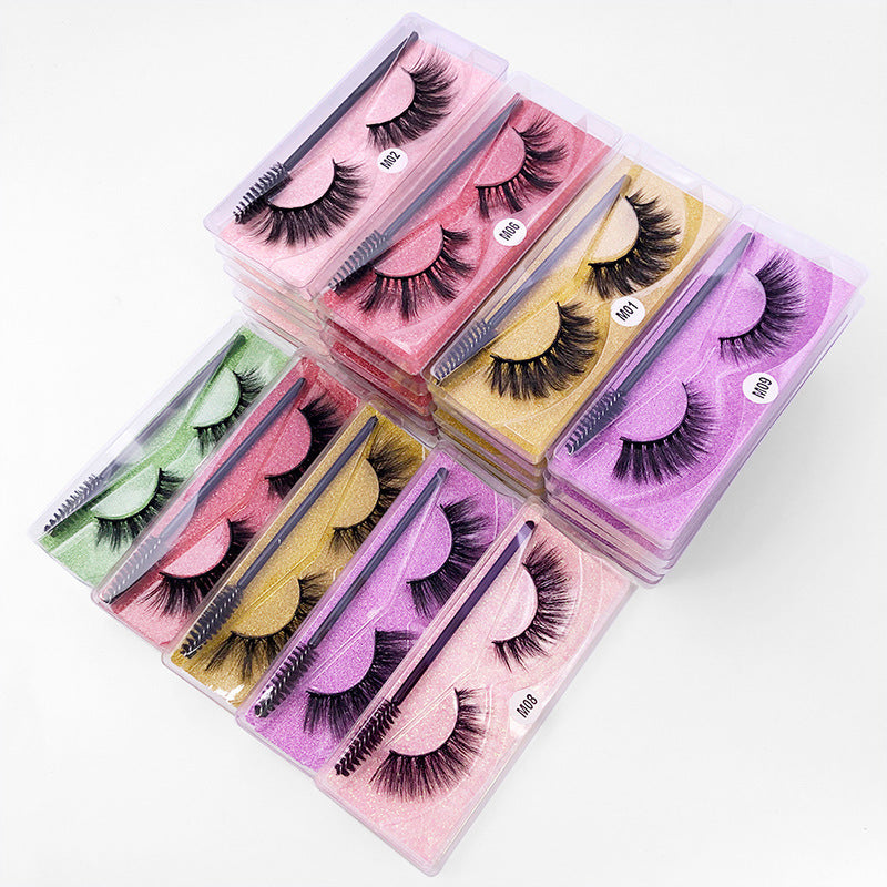 Natural 3D Mink Eyelash Set
