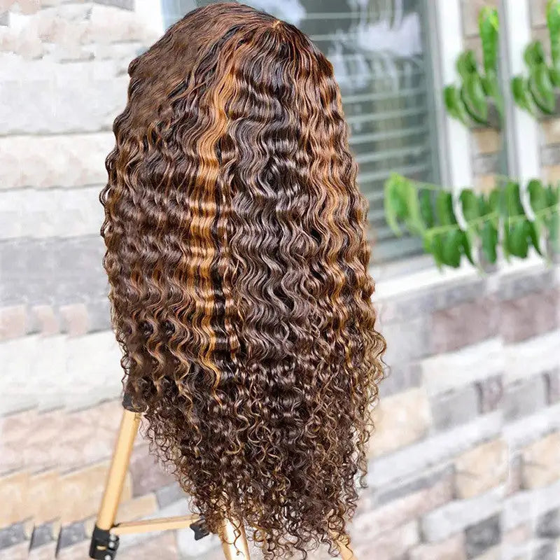 Highlight Color Straight Headband Wig - Lootquake
