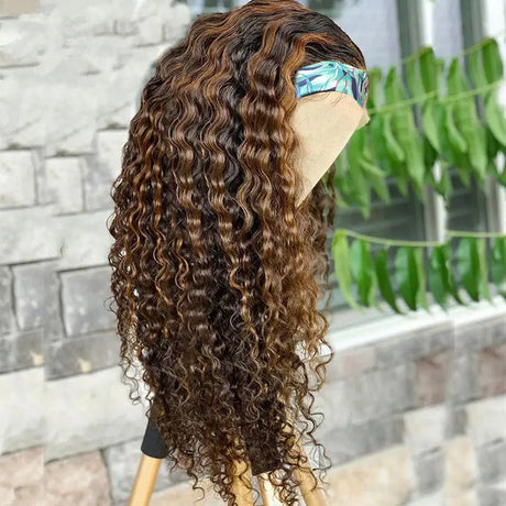 Highlight Color Straight Headband Wig - Lootquake