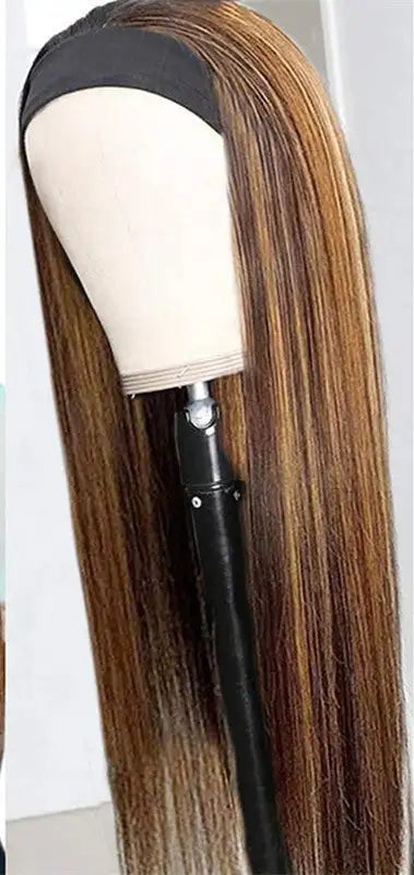 Highlight Color Straight Headband Wig - Lootquake