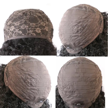 Shunfa Full-mechanical Curved Bangs Inverted Headgear Brazil Hair Wave Human Hair Headgear - Lootquake