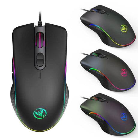 Glowing Gaming Mouse Gaming Wired Mouse - Lootquake