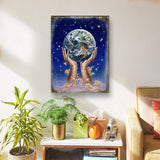 Weep of the World Fantasy Wooden Wall Art by Josephine Wall - Fantasy Decor - 852131-JW
