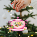 Juego de 3 adornos decorativos de madera para el Día de la Madre de G. Debrekht - Love Family Decor - 8091059-S3