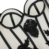 Gauze Cup Garter Stockings Sexy Lingerie - Lootquake