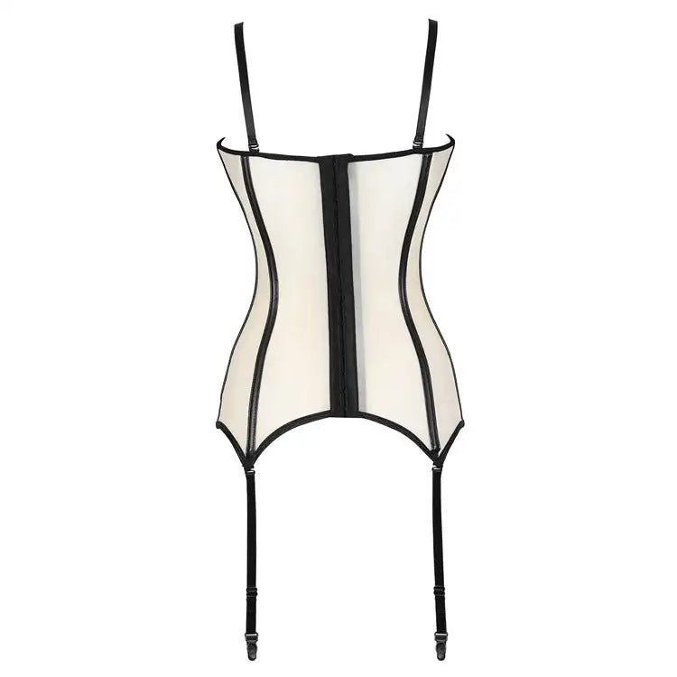 Gauze Cup Garter Stockings Sexy Lingerie - Lootquake