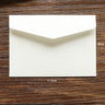 Ivory White Envelope Storage Bag