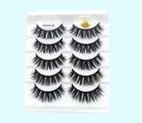 3D Mink False Eyelashes Set: 5 Pairs