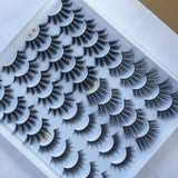 20 Pairs Of False Eyelashes Three-dimensional Multi-layer Mixed Eyelashes