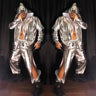 The New Muscle Man Nightclub New Year Party Mirror Hip Hop Suit - Lootquake