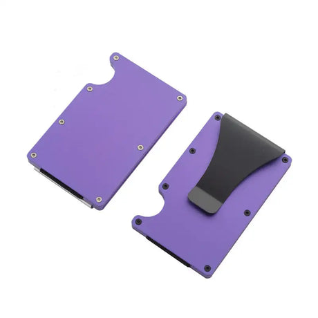 Durable Carbon Fiber Wallet for Men and Women, Aluminum Alloy Card Holder & Money Clip - Lootquake